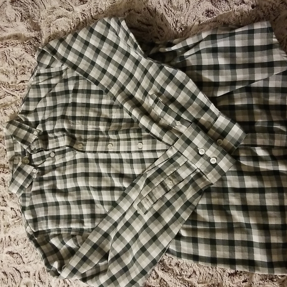 Long Sleeve Button Down with Front Pocket - Picture 2 of 4